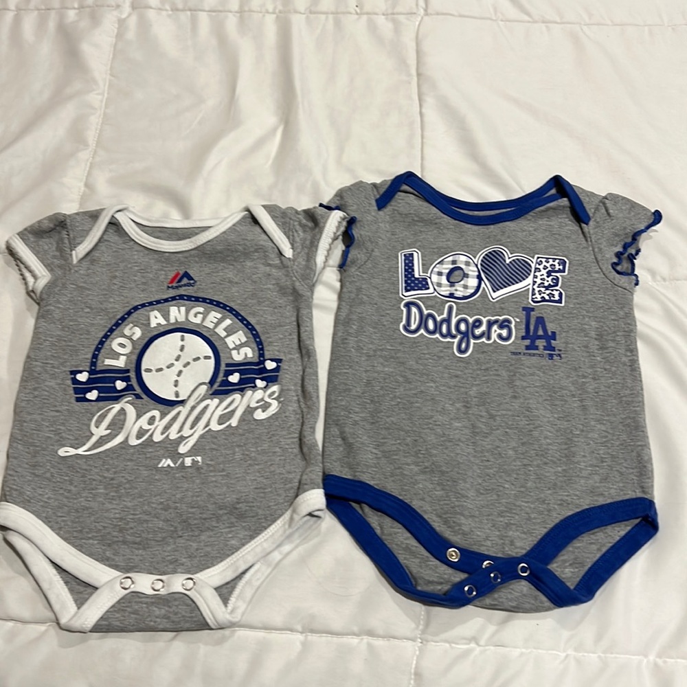Dodgers onesie bundle